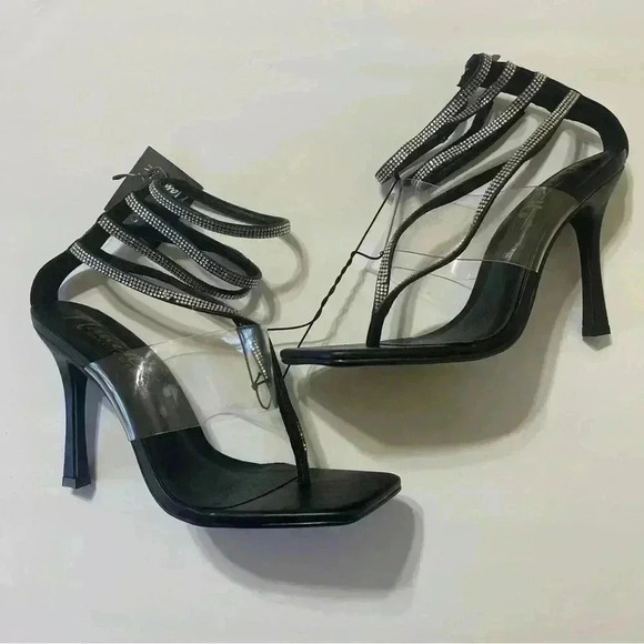 Nanette Lepore Women’s Heeled Sandals Black Size-9 New - Picture 5 of 12